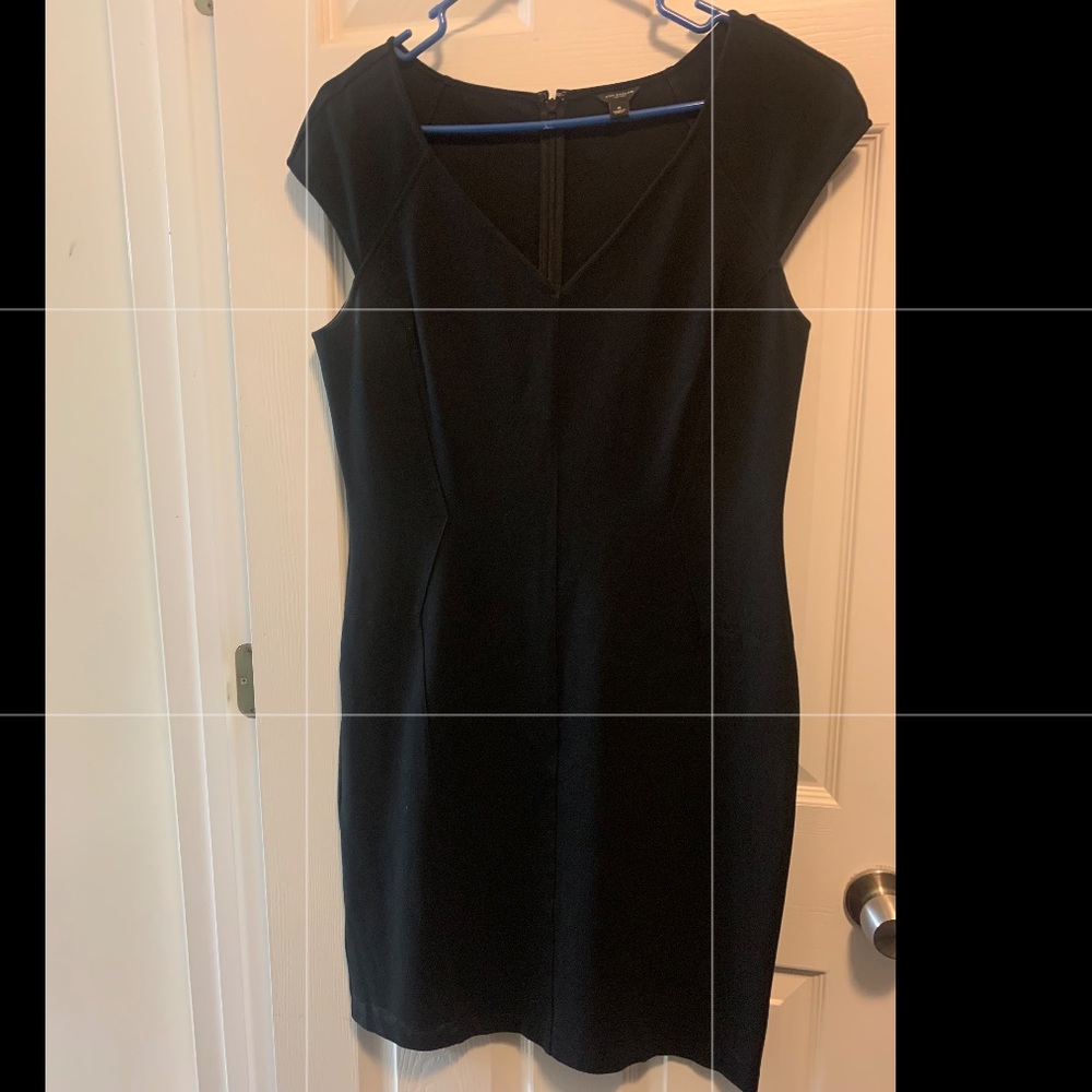 Ann Taylor Black Above Knee Dress